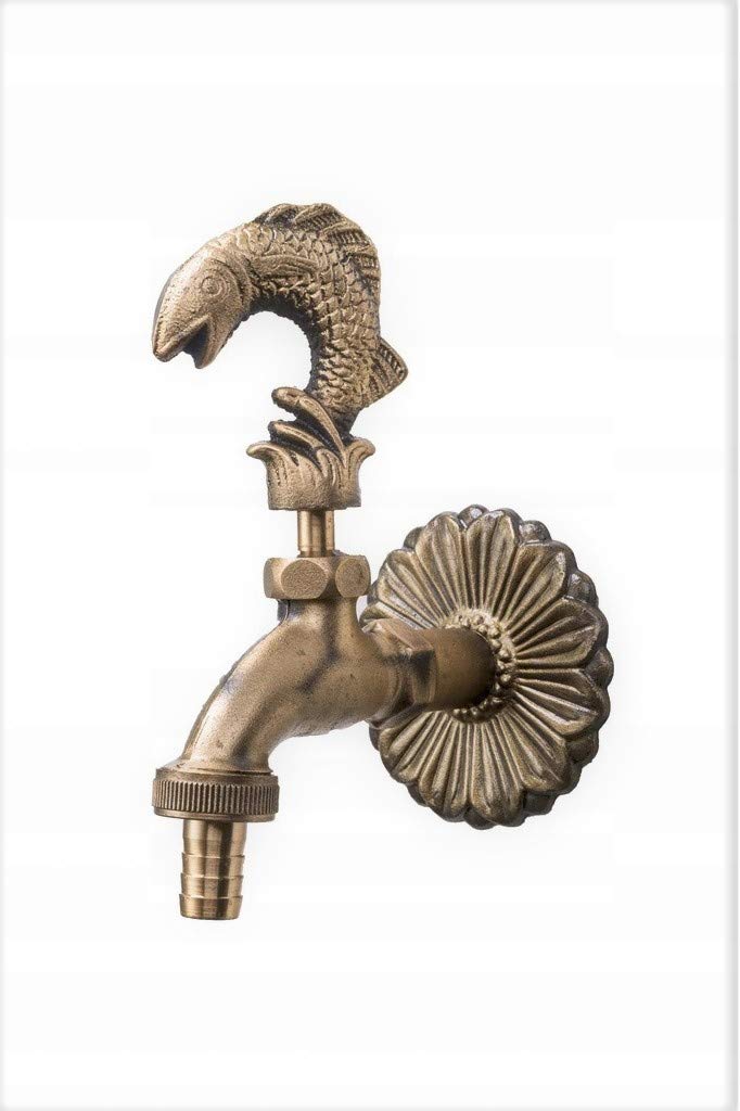 MD technic Fish Outdoor Garden Tap Antique
