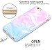 BAISRKE iPhone 6 6s Case, Pink Blue Marble Creative Design Slim Flexible Soft Silicone Bumper Shockproof Gel TPU Rubber Glossy Skin Cover Case for Apple iPhone 6 6s 4.7 inch