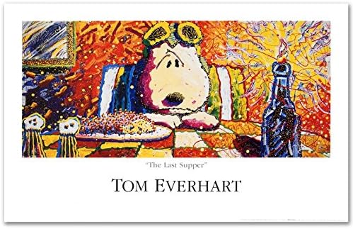 Tom Everhart"Last Supper" PEANUTS Fine Art Poster