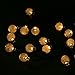 LMID Solar Lights LED Landscape Lighting 4.8M 20LED Crystal Ball Patio String Waterproof Christmas Lights Solar Powered light Lamp for Garden, Yard, Home, Christmas Tree, Parties (Warm White)