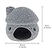 Saim Aquarium Decor Ceramic Mushroom House Ornament Landscape Decor for Small Shrimp to Rest and Breed, Greythumb 1