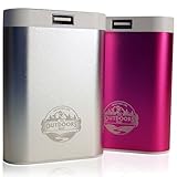 Rechargeable Hand Warmer From The Outdoors Way, Enjoy Extra Value With This Reusable Handwarmer - Great Packaging, Carry Pouch, Flashlight, and USB Back-up Battery Pack.