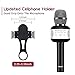 TANOCH Wireless Karaoke Microphone, Speaker with Disco Light Upgraded Cellphone Holder and 3200mAh Rechargeable Battery Birthday Gifts for Women, Kids, Father's Day Gift
