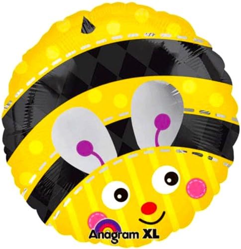 18" CUTE BUMBLEBEE BALLOON - Amazing New HOVERING ANTI-GRAVITY TOY - Free Floating, Flying Bug Animal Kingdom Birthday Party Favor