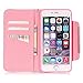 iPhone 6s Plus Case, iPhone 6 Plus Case, Etubby [Wallet Stand] New PU Leather Wallet Flip Protective Case with Card Slots and Wrist Strap for Apple iPhone 6 Plus (2014) iPhone 6s Plus (2015) - Paris