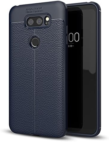 Miubox LG V30 Case Ultra Slim Imitate Leather TPU Design Protective Case Cover For LG V30 (2017),Blue