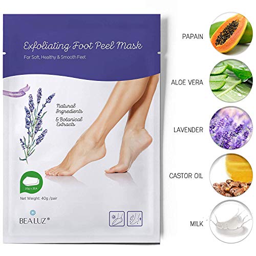 2 Pairs Foot Peel Mask Exfoliant for Soft Feet in 12 Weeks