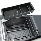 Oceson Center Console Armrest Insert Organizer ABS Tray Pallet Storage Box Container with USB Hole for Ford F150 2015 2016 2017 2018 2019 2020