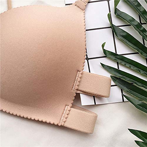 HighlifeS Women's Ultimate Lace Push-up Bra (Khaki) - Thumbnail 3