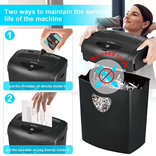 Shredder Oil Pack of 2 Paper Shredder Oil 240ML and 24 Pcs Shredder