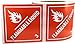 Hazard Class 3 D.O.T. Flammable Liquid Labels 4x4 Inch Square 500 Adhesive Labels
