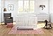 Graco Solano 4-in-1 Convertible Crib With Mattress, White, Converts to Toddler Bed Day Bed or Full Bed, Three Position Adjustable Height Mattress (Premium Mattress Included)