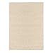 Cozy Shag Collection Cream Solid Shag Rug (3'3
