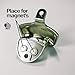 Cheers Leader Wall Mounted Bottle Opener with Magnets