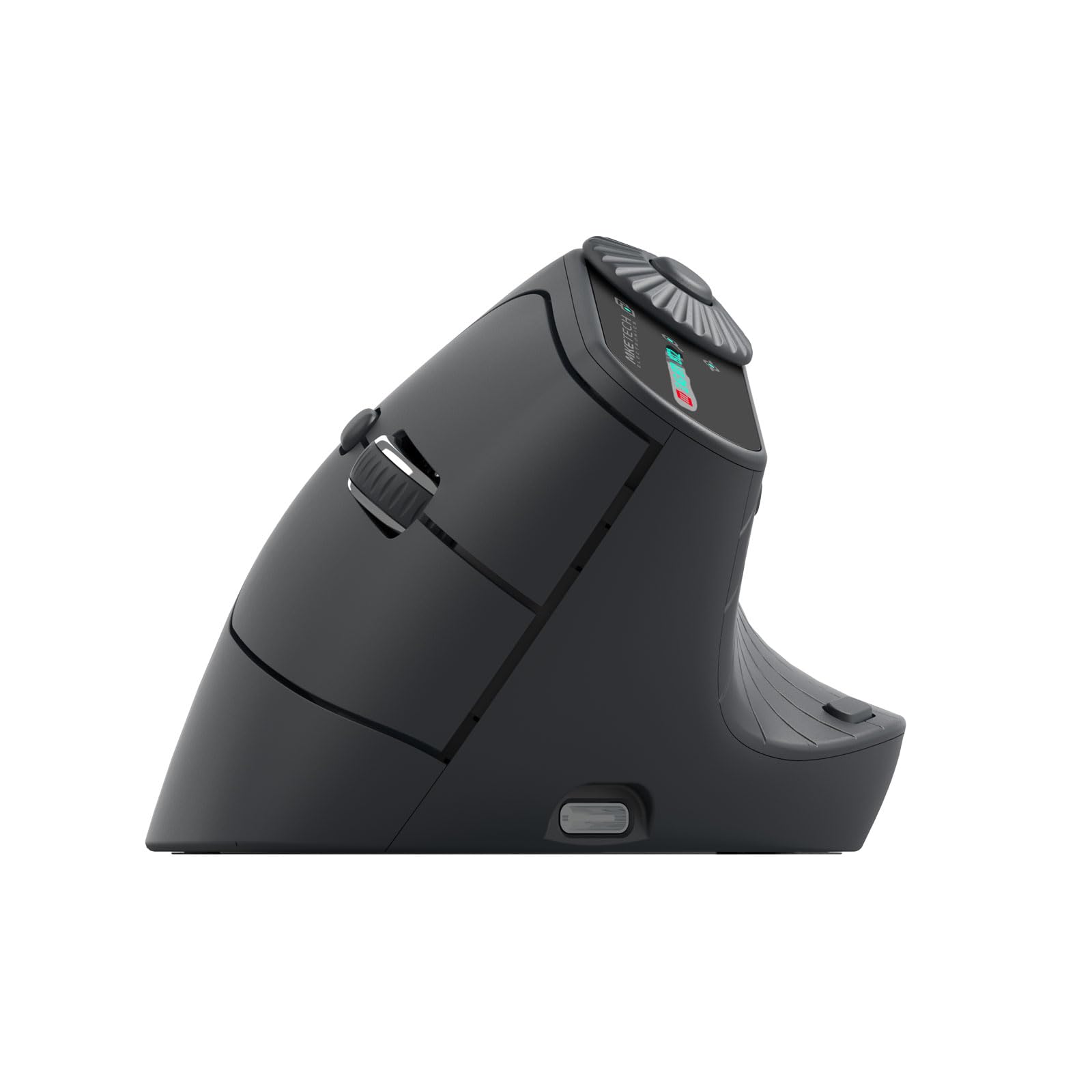 Photo 1 of MKETech Electronics Vertical Ergonomic Mouse 2.4G Wireless BT Task Window Switching and Horizontal Scrolling,Adjustable DPI, Lightweight for Laptop,Desktop,PC,MacBook, Black (MKE 604)
