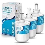 AQUACREST DA29-00003G Refrigerator Water Filter, NSF 53&42 Certified to Reduce 99% Lead, Compatible with Samsung DA29-00003G, DA29-00003B, Aqua-Pure Plus, HAFCU1 Filter (Pack of 3, Packing May Vary)