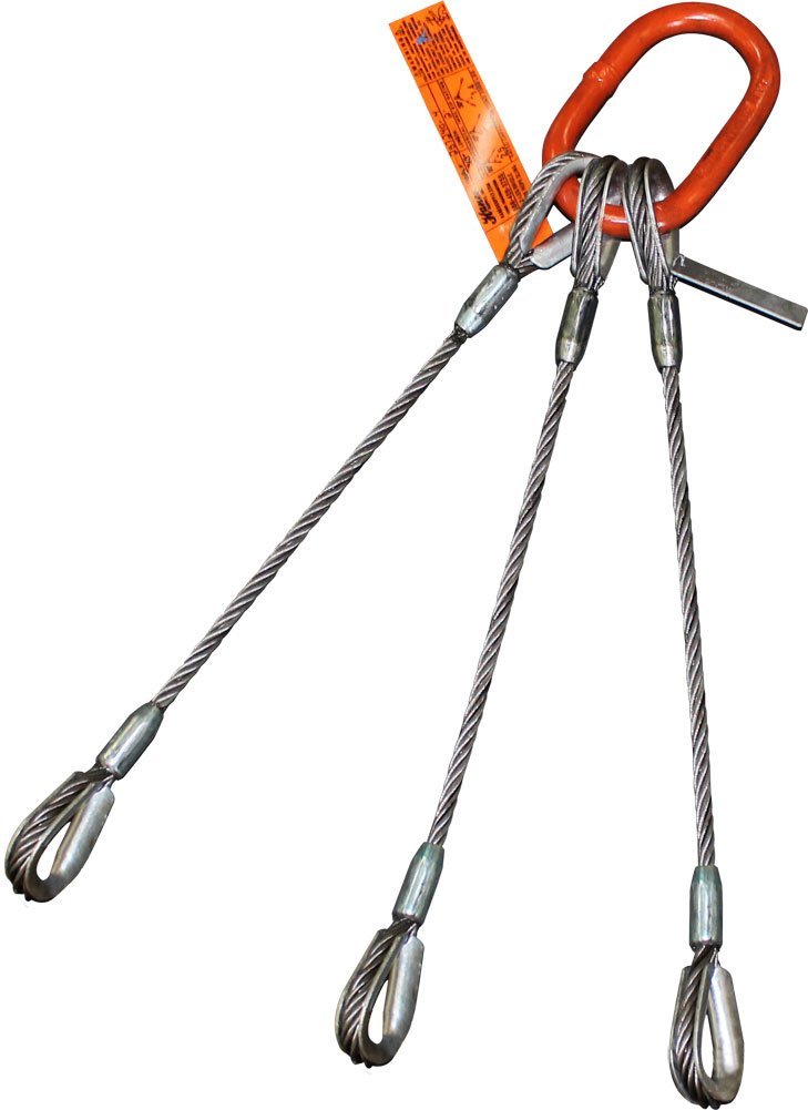 Eye Hoist Hooks with Safety Latches 1/2 Oblong Master Link HSI 1/4 x 3