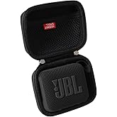 Hermitshell Hard Travel Case for JBL Go 4 - Ultra-Portable Bluetooth Speaker (Black, Case for JBL GO 4)