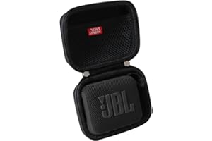 Hermitshell Hard Travel Case for JBL Go 4 - Ultra-Portable Bluetooth Speaker (Black, Case for JBL GO 4)