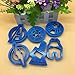 LEEGOAL Superhero Captain America Avengers Cookie Cutter, Novelty Plastic Baking Fondant Cookie Molds Cake Decoration