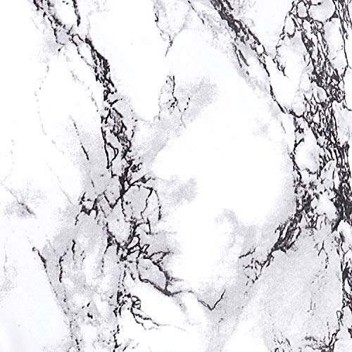 image for Wake In Cloud - Marble Comforter Set, Gray Grey Black and White Patter