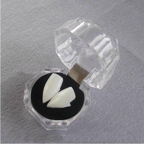 New 2PCS Small Size Halloween Decoration Vampire Tooth Horror False Teeth by Taschyshop