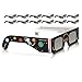 Solar Eclipse Glasses - CE and ISO Certified Safe Shades for Direct Sun Viewing - Viewer & Filter - Made in USA (12 Pack) - Astronaut