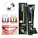 Activated Charcoal Toothpaste - Teeth Whitening Natural Charcoal Toothpaste, Best Whitener Black Toothpaste - Removes Tooth Stains and Bad Breath - Mint Flavor | Fluoride Free, no SLS | 120g (4.2 Oz)