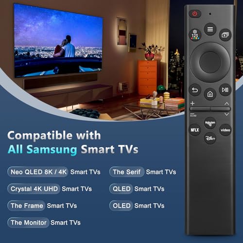 Universal Replacement Remote Control for Samsung TV - Smart Remote Control with Shortcut Buttons for Samsung TVs
