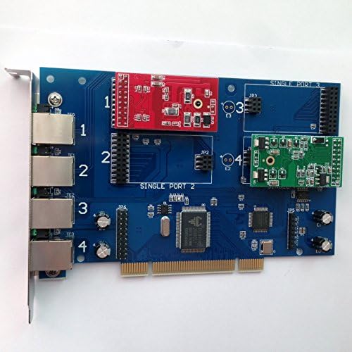 1 FXO + 1 FXS Card,PCI Analog Card Supports FreePBX Elastix Trixbox For SIP Phone PBX System