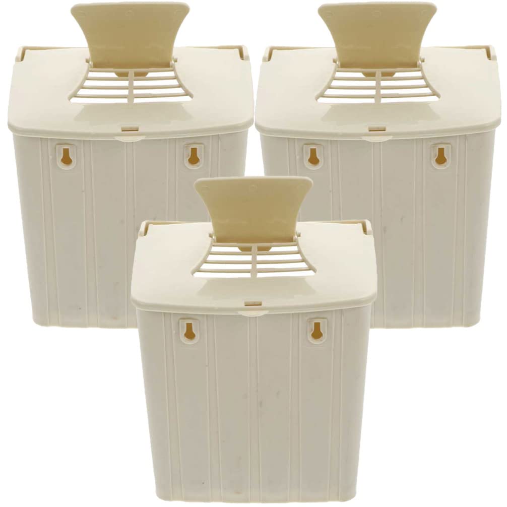 Yardwe Bird Nest Breeding Box, Nesting Boxes Parakeet Nest Parrot Bird Box Finch Nest Breeding Box Parakeet Nesting Box Bird House for Bird Supplies 3pcs