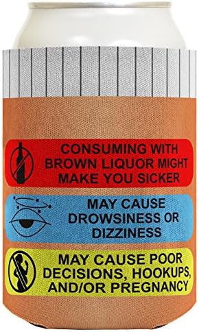 prescription bottle beer koozie