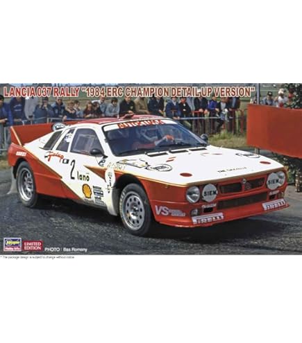 Amazon.com: Hasegawa 1/24 Lancia 037 Rally : Arts, Crafts & Sewing