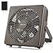 OPOLAR 8 Inch Desk Fan(Included Adapter), USB Operated, 4 Speeds+Natural Wind, Timer, Quiet Operation, Seven Blades, Adjustable Angle, Desktop Personal Cooling Fan for Office, Living Room, Bedroom