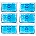 ICEWRAPS 3x5 Gel Ice Pack Reusable Small Hot Cold Ice Packs for Overheating, Injuries, Pain Relief First Aid (6 Pack) primary