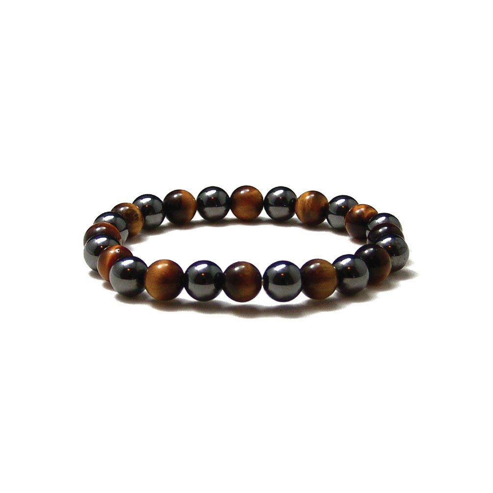 Accents KingdomSuper Strength Stylish Max Power Hematite Bracelet Tiger's Eye Bead Hematite Bracelet Golf Bracelet Sports Bracelet.