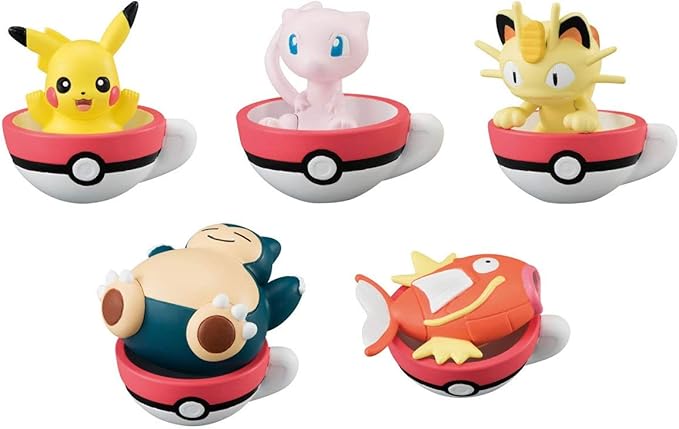 Amazon ポケットモンスターサン ムーン ポケモンティーカップタイムマスコット2 全5種セット ガチャガチャ カプセル玩具 ホビー