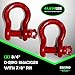 Rhino USA D Ring Shackle (2 Pack) 41,850lb Break Strength - 3/4