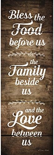 Bless the Food Before Us by Susan Ball - 6 x 18 Art Print Poster