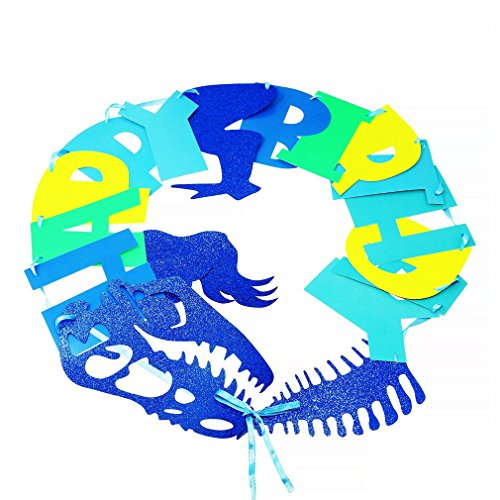 Meolin Birthday Banner Dinosaur Banner Party Supplies Decorations - Thumbnail 4