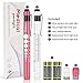 Pen Light, Phileex Nurse Pen Light Medical Penlight with Pupil Gauge for Nurses Nursing Students Doctors White and Pink with Batteries