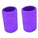 BBOLIVE 4' Inch Wrist Sweatband in 28 Different Neon Colors - Athletic Cotton Terry Cloth - Great for All Outdoor Activity(1 Pair)