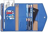 Travelambo Rfid Blocking Passport Holder Wallet & Travel Wallet Envelope (blue)