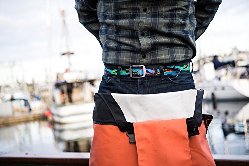 Croakies (CROCY Artisan 2 Belt, Bottle Opener Buckle, Snowfall, 42" - Thumbnail 5