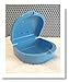FRESH KNIGHT Retainer Case (2 Pack). Retainer Case with Vent Holes Perfect for Denture, Mouth Guard, Aligner (Sky Blue)