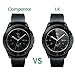 LK [3 Pack] Screen Protector for Samsung Galaxy Watch 42mm / Gear S2 / Gear Sport SmartWatch Tempered Glass [Anti-Fingerprint] HD Clear 9H Hardness