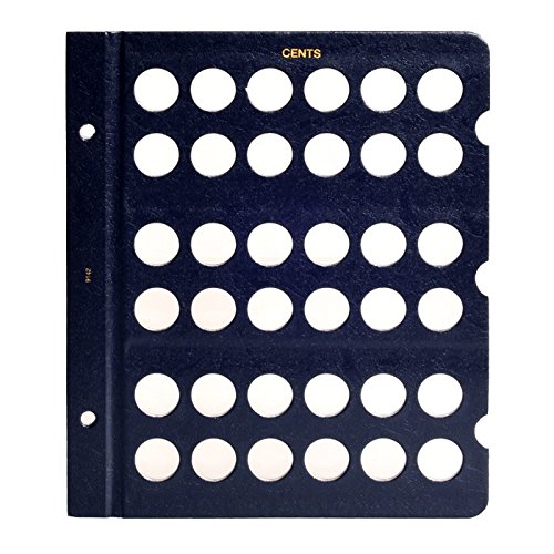 Whitman US/Canada Cent Album Page with Blank Ports