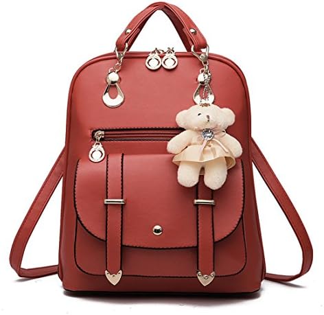 Fashion Casual Cute PU Leather School Bag Backpack Shoulder Bag for girls