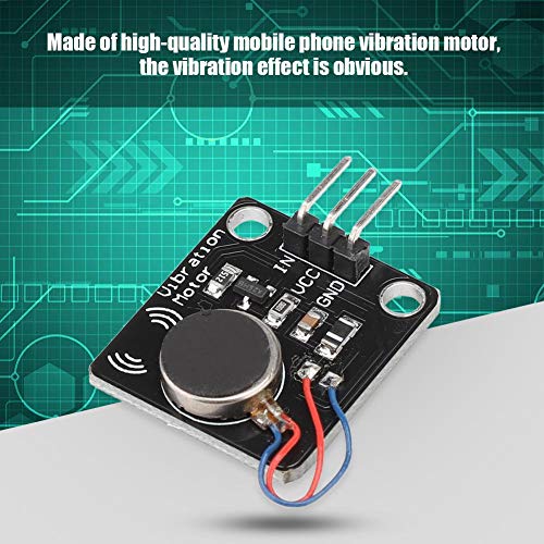ASHATA Vibration Module,Vibration Motor Module DC Motor Mobile Phone Vibrator for Arduino,Easily Convert Electrical Signals to Mechanical Vibration. - Thumbnail 4
