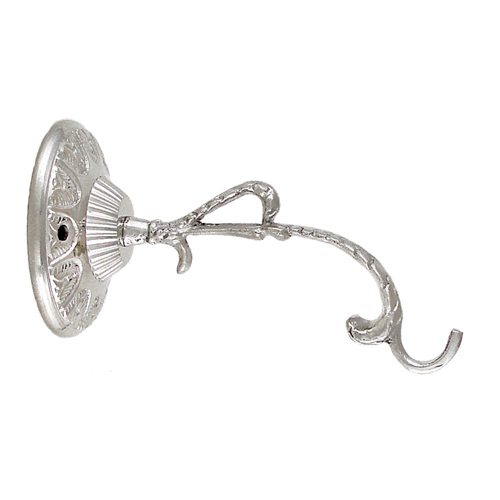 NKlaus Hook for oil lamp holder nickel plated brass handmade 2763